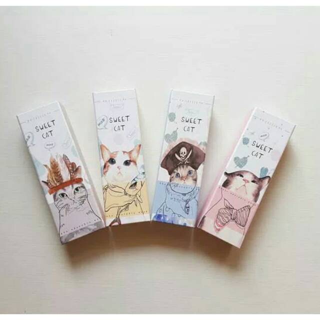 

Kotak Pensil Karton Sweet Cat