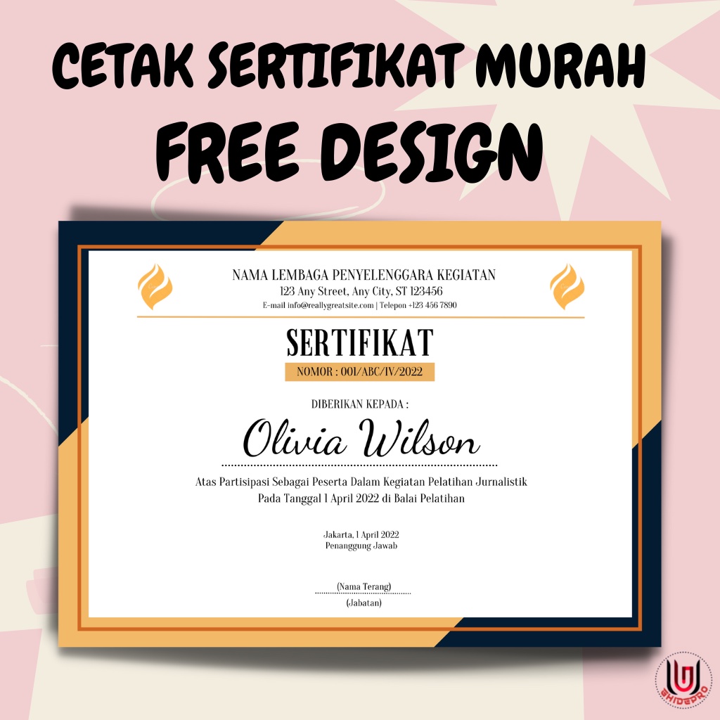 

CETAK SERTIFIKAT PIAGAM MURAH FREE DESIGN