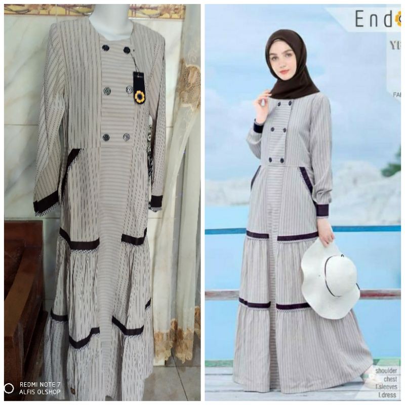 Endomoda YR 92 Gamis endomoda baju Endomoda fashion muslim dress muslimah