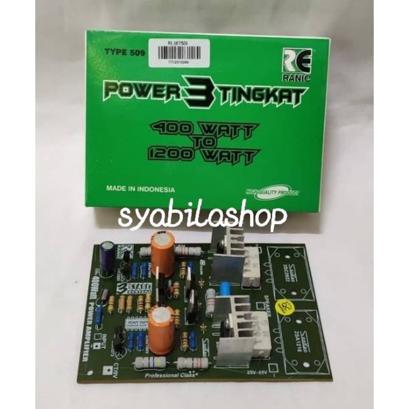 KIT DRIVER POWER AMPLIFIER 3 TINGKAT 400WATT TO 1200WATT