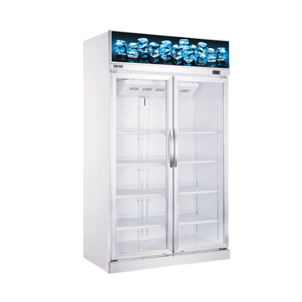 MODENA SC2127 showcase 2 pintu electronic control 1200 L LED heavy duty