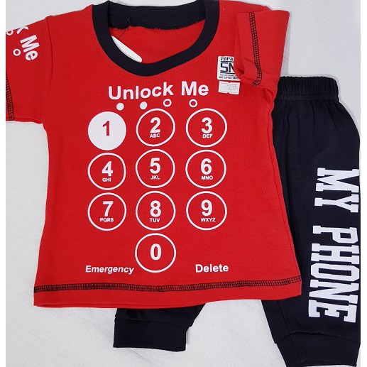 Setelan bayi laki laki