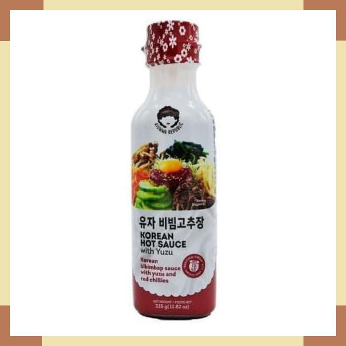 

Ajumma Korean Bibimbap Hot Sauce with Yuzu Bumbu Saus Bibimbab Pedas
