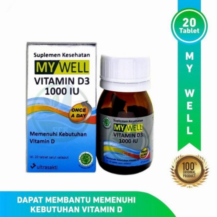 MY WELL VITAMIN D - My Well vitamin D3 1000 iu