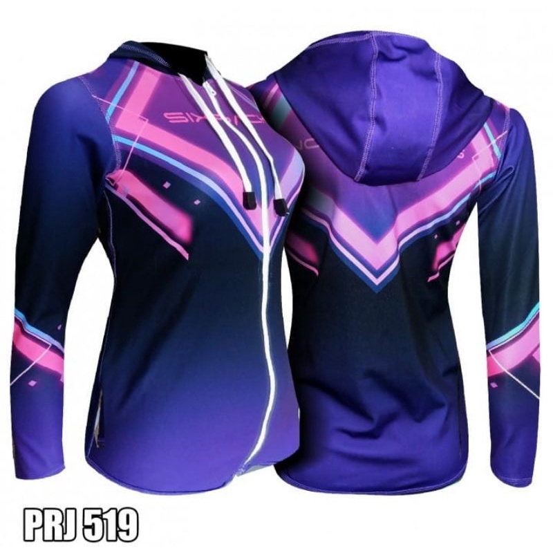 Sixpack Jaket Olahraga Wanita Full Printing