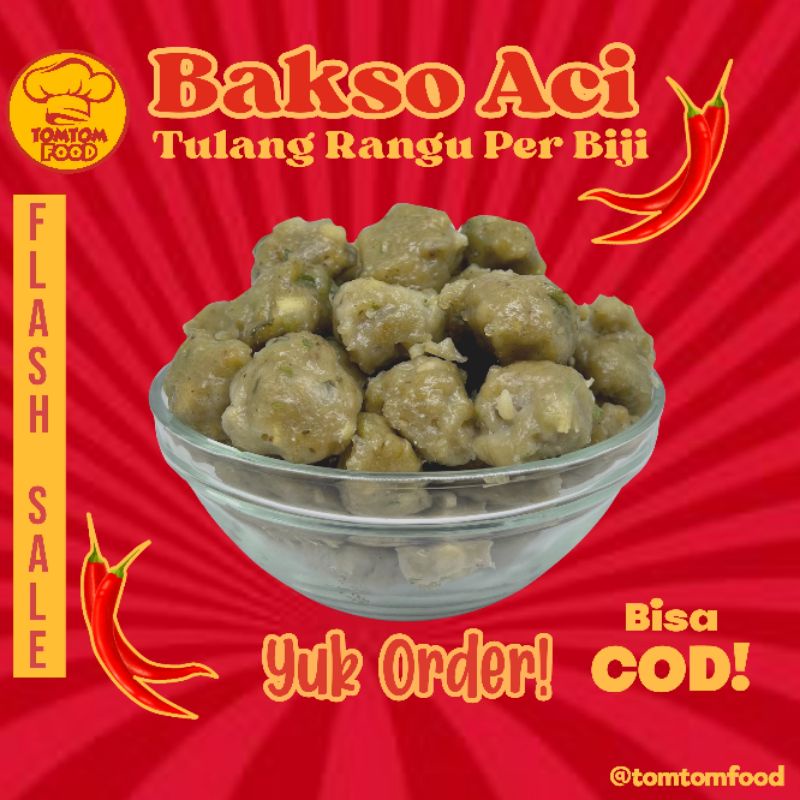 

Baso Aci Tulang Rangu Garut Per Biji Termantap ( 10 biji )