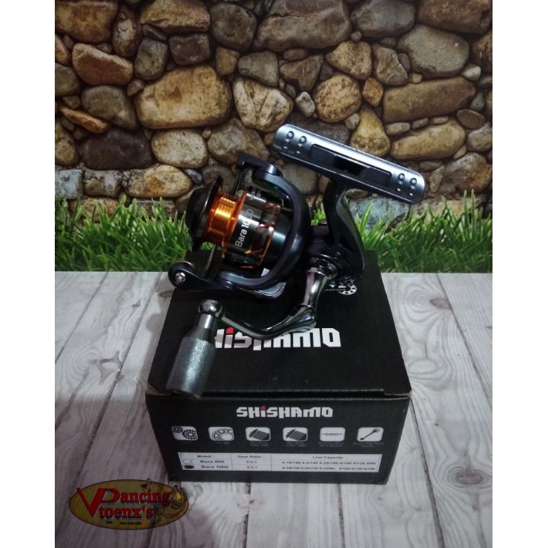 Reel Shishamo Bara 1000 power handle