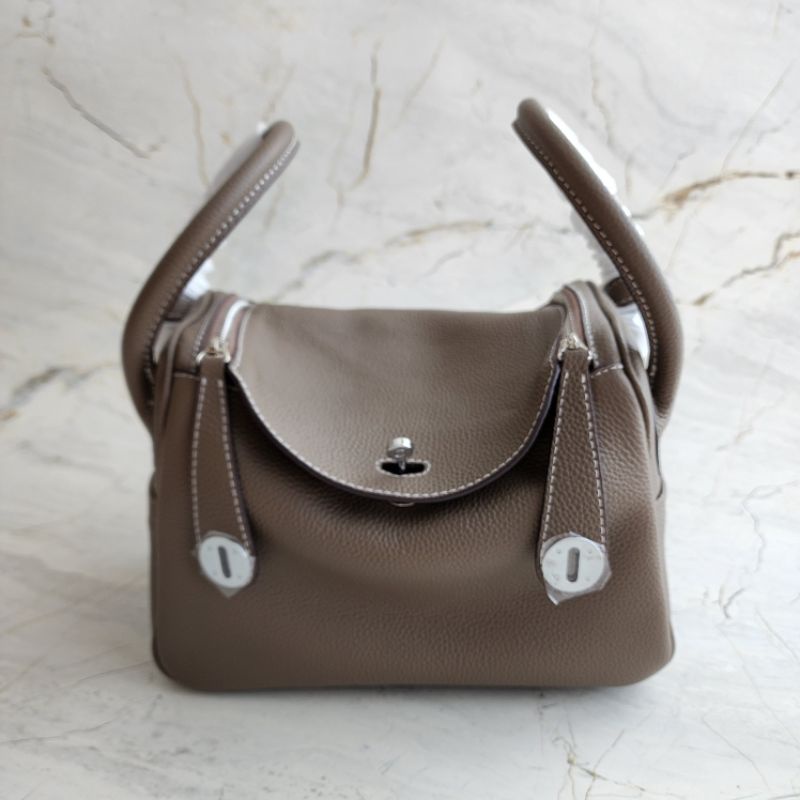 Lindy 26 Etoupe SHW - genuine leather - womens bag