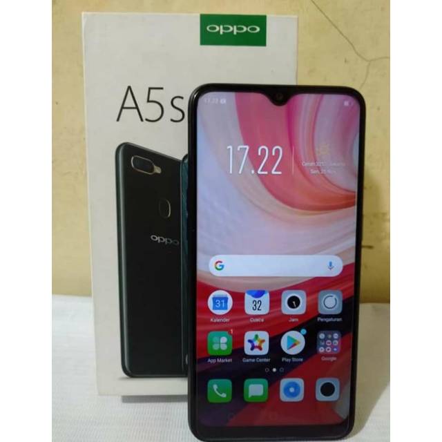 Handphone Hp Murah Smartphone Android Oppo A5S RAM 3GB Internal 32 Garansi Resmi
