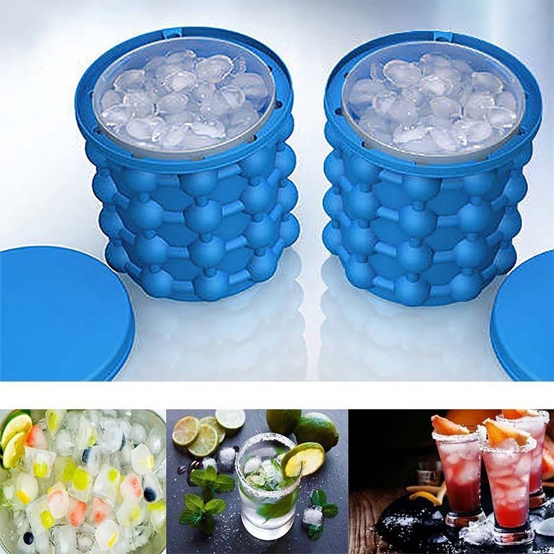 Cetakan Es Batu Silicone Ice Cube Maker Ice Genie