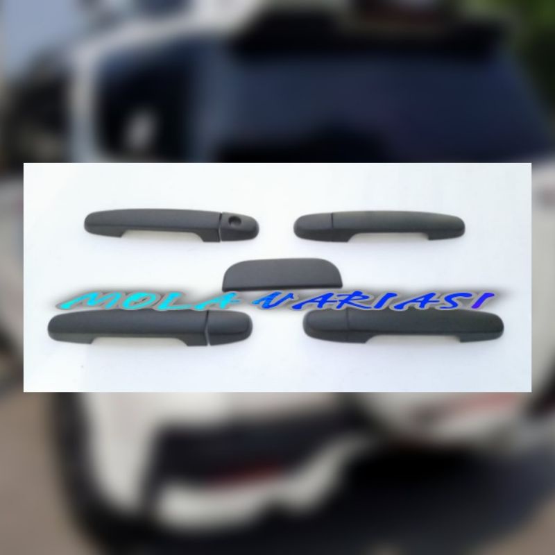DOOR HANDLE COVER HANDLE RUSH 2008-2017 HITAM