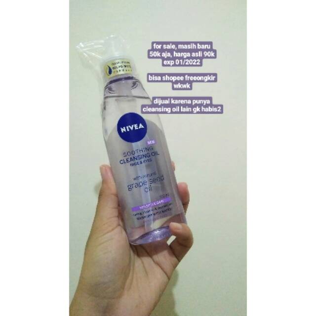 Nivea Cleansing Oil Grape Seed Oil