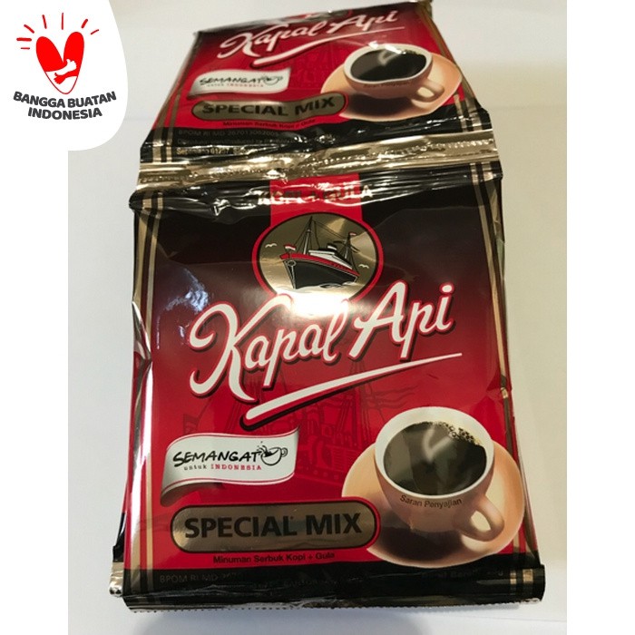 

Special Kopi Kapal Api Spesial Mix 1 Renceng / 10 Sachet / Sashet / Saset / Pc Diskon