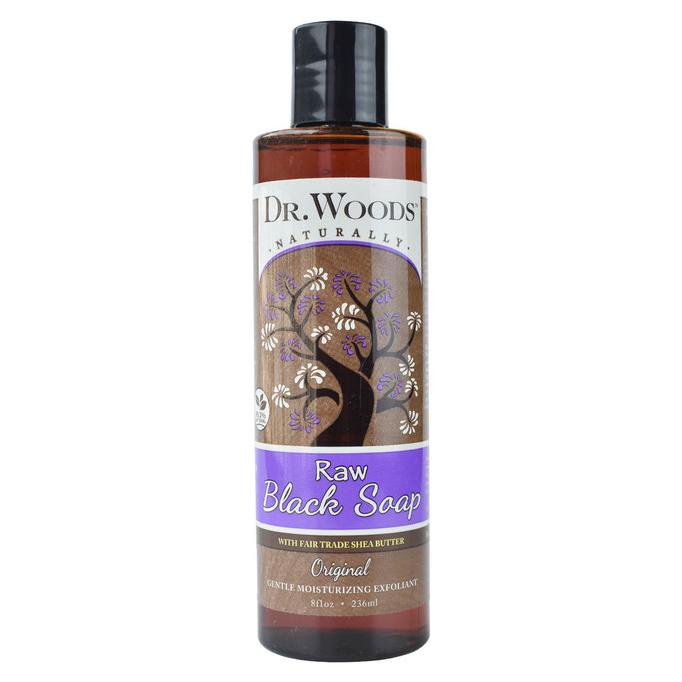 

Dr Woods Naturally Raw Black Soap With Fair Trade Shea Butter 236 Ml