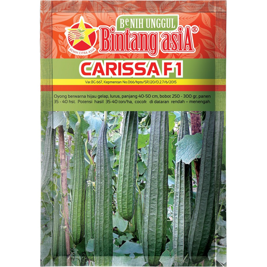 Benih Oyong CARISSA F1 10 Gram - Reguler Pouch - Bintang Asia