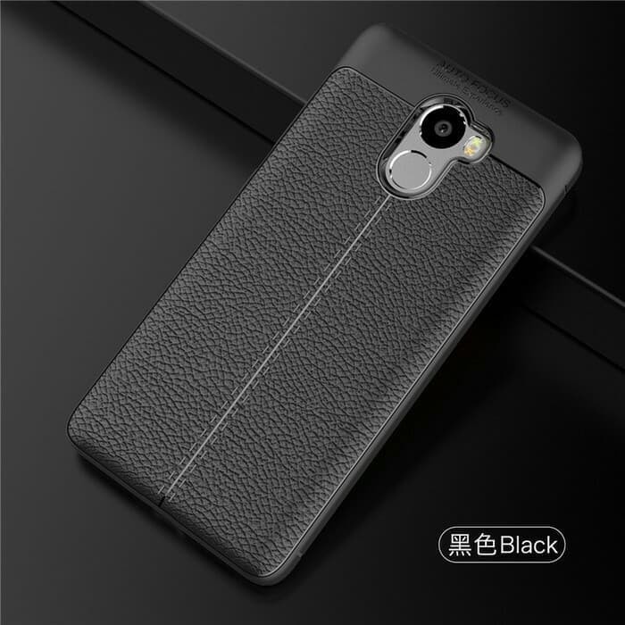 Cuci Gudang Infinix NOTE 4 PRO Case Leather Auto Focus Softcase Slim Carbon Kulit Harga Murah