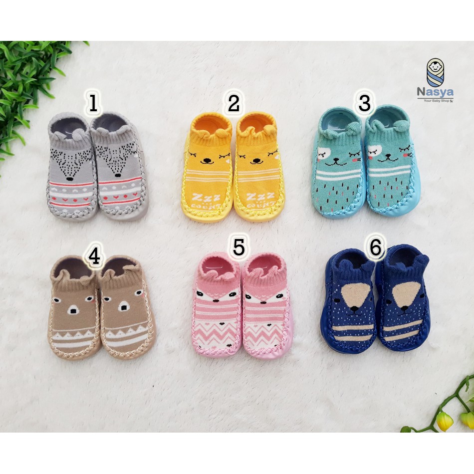 [C-004] Sepatu Bayi anti slip/Sepatu bayi lucu 0-12m