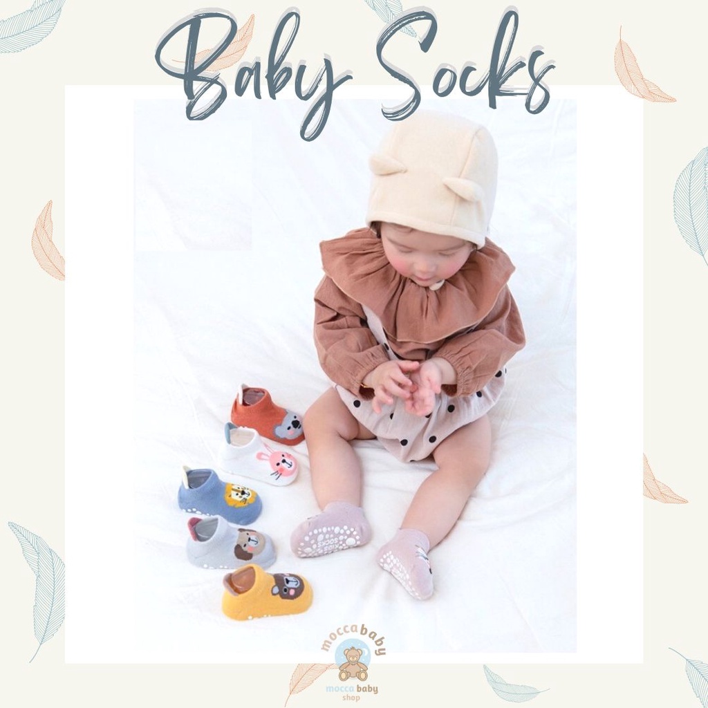 MBSS - Kaos Kaki Bayi Anak Laki Laki Perempuan Import Berkualitas newborn - 12 Bulan / ELLIFORE