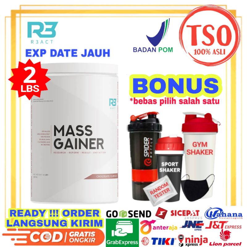 R3ACT Mass Gainer 2 Lbs R3ACT Gainer R3ACT Weight Gainer 2 Lbs REACT Mass Gainer 2 Lbs REACT Gainer 