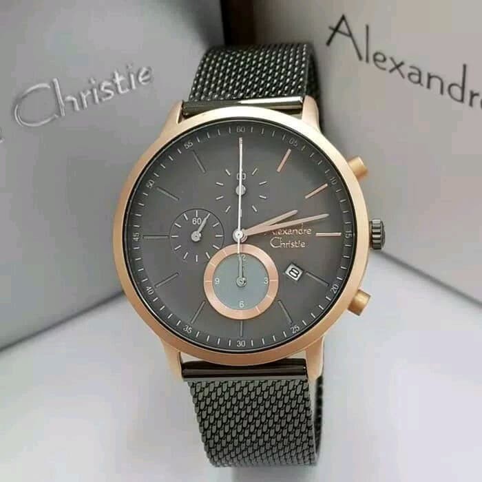 ORIGINAL Jam Tangan Pria Alexandre Christie AC 6498 / AC6498 Garansi 1 Tahun