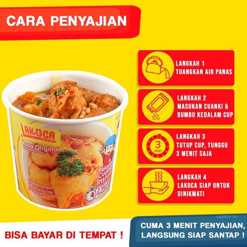 Cuanki Instan Kuah Lakoca Tinggal Seduh Khas Bandung (45gr)