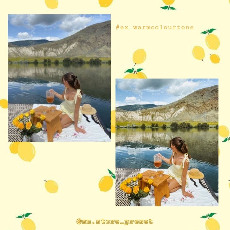 PRESET LIGHTROOM LEMON TEA (For IOS &amp; Android)