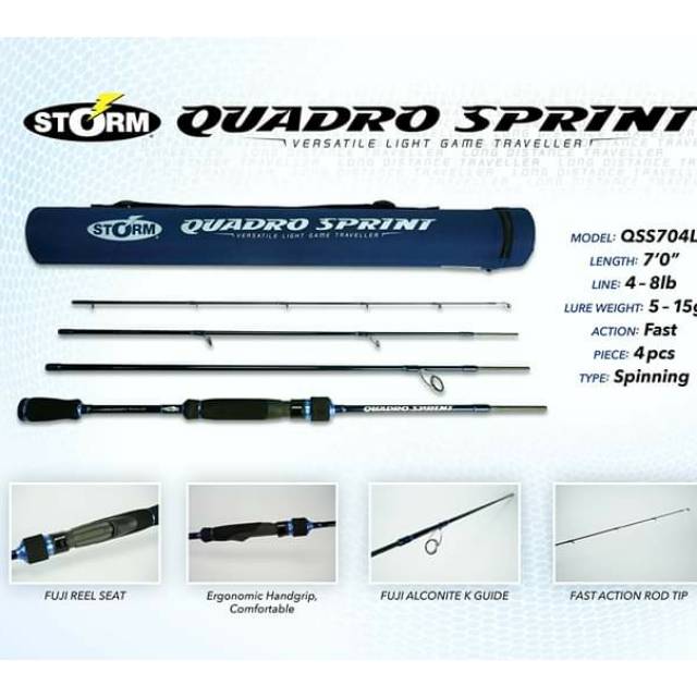 Storm QUADRO SPRINT travel rod