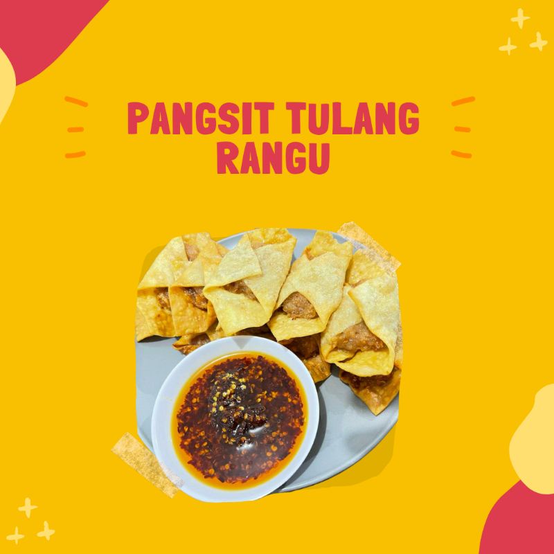 PANGSIT TULANG RANGU ISI 10 PCS + FREE CHILI OIL