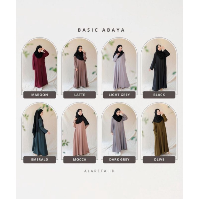 BASIC ABAYA BY ALARETA