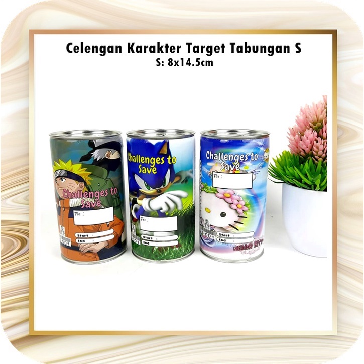 Celengan Target Challenge/Celengan Karakter S