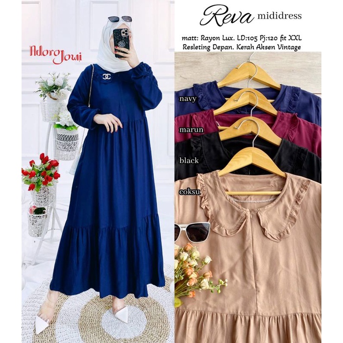 Reva Midi Dress by Ndoro Jowi