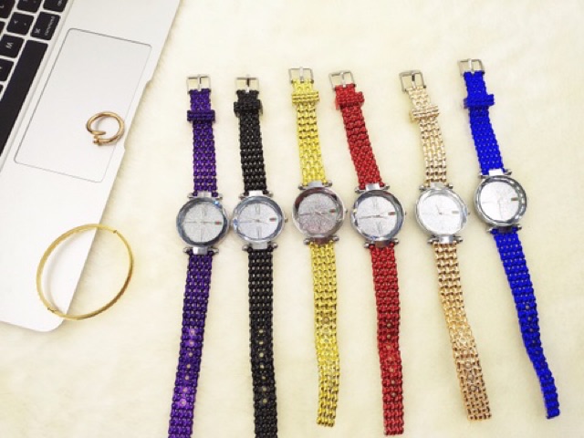 ✅[COD] Jam Tangan Wanita Murah Fashion Tahan Air Dengan Dial Berlian Impor W55