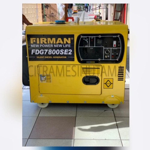 Genset Silent 5000 Watt Firman FDG 7800 SE2