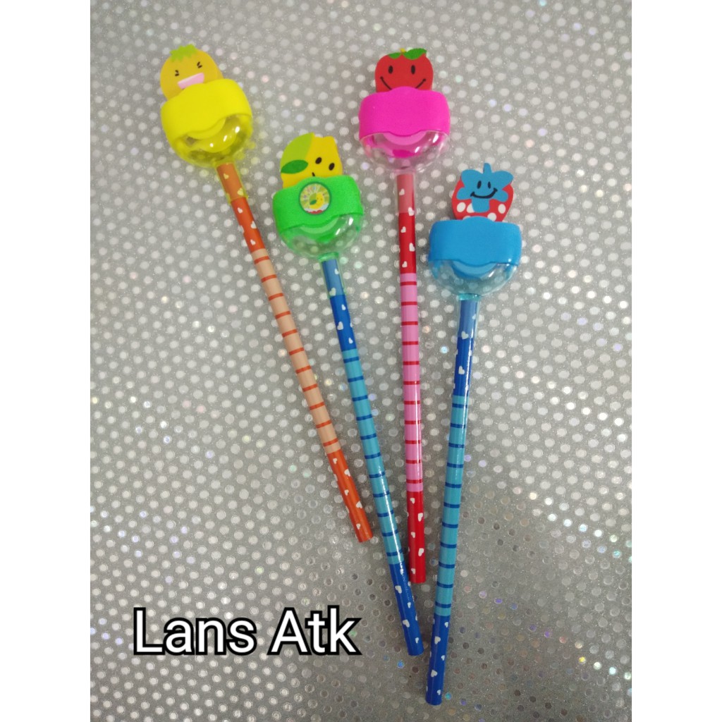 

Pensil Kayu Cadwell CD - 0033 ( Rautan + Penghapus ) satuan / per pcs (0024) penghapus
