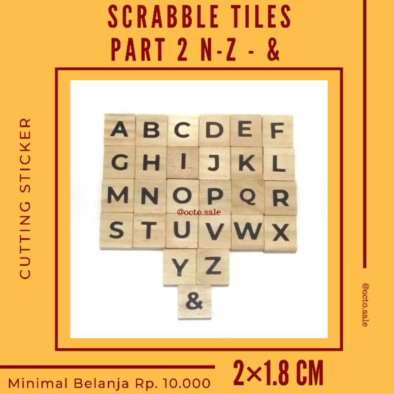 

Custom HurufmBalok Kayu Mini Tiles / Huruf Balok Satuan tanpa Angka / Balok Huruf Bahan Seserahan