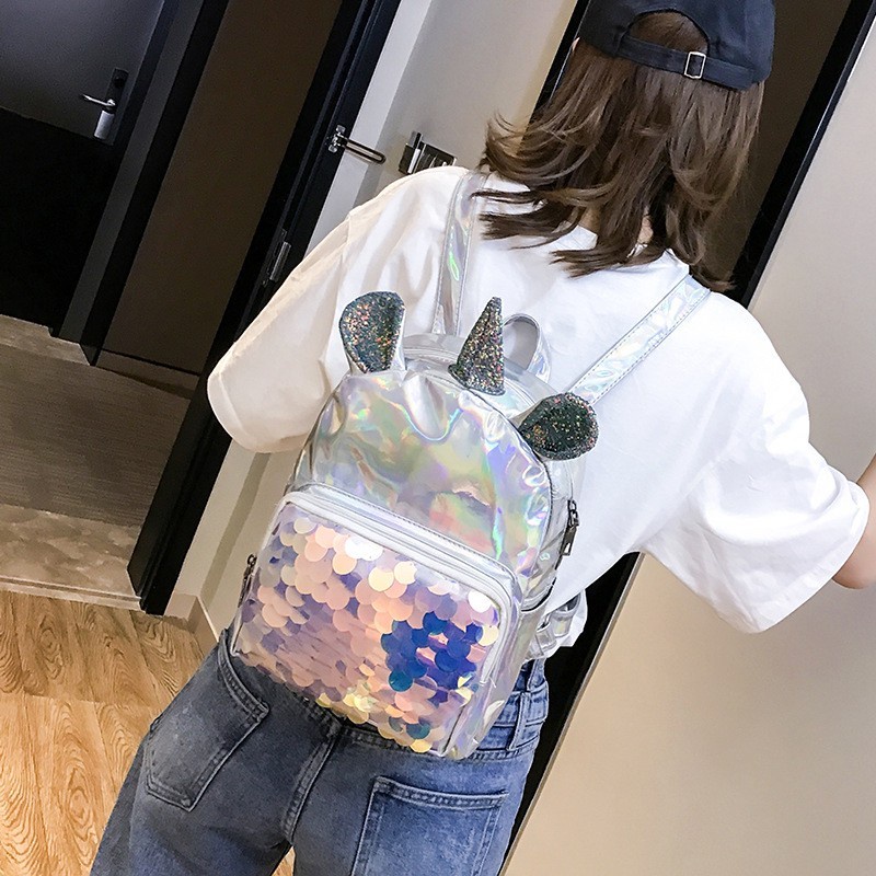 Tas ransel wanita sekolah unicorn back pack tas anak sekolah