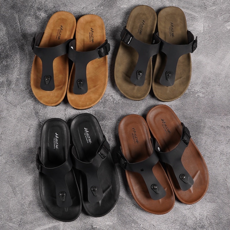 [N00116] Sandal Jepit kulit Distro