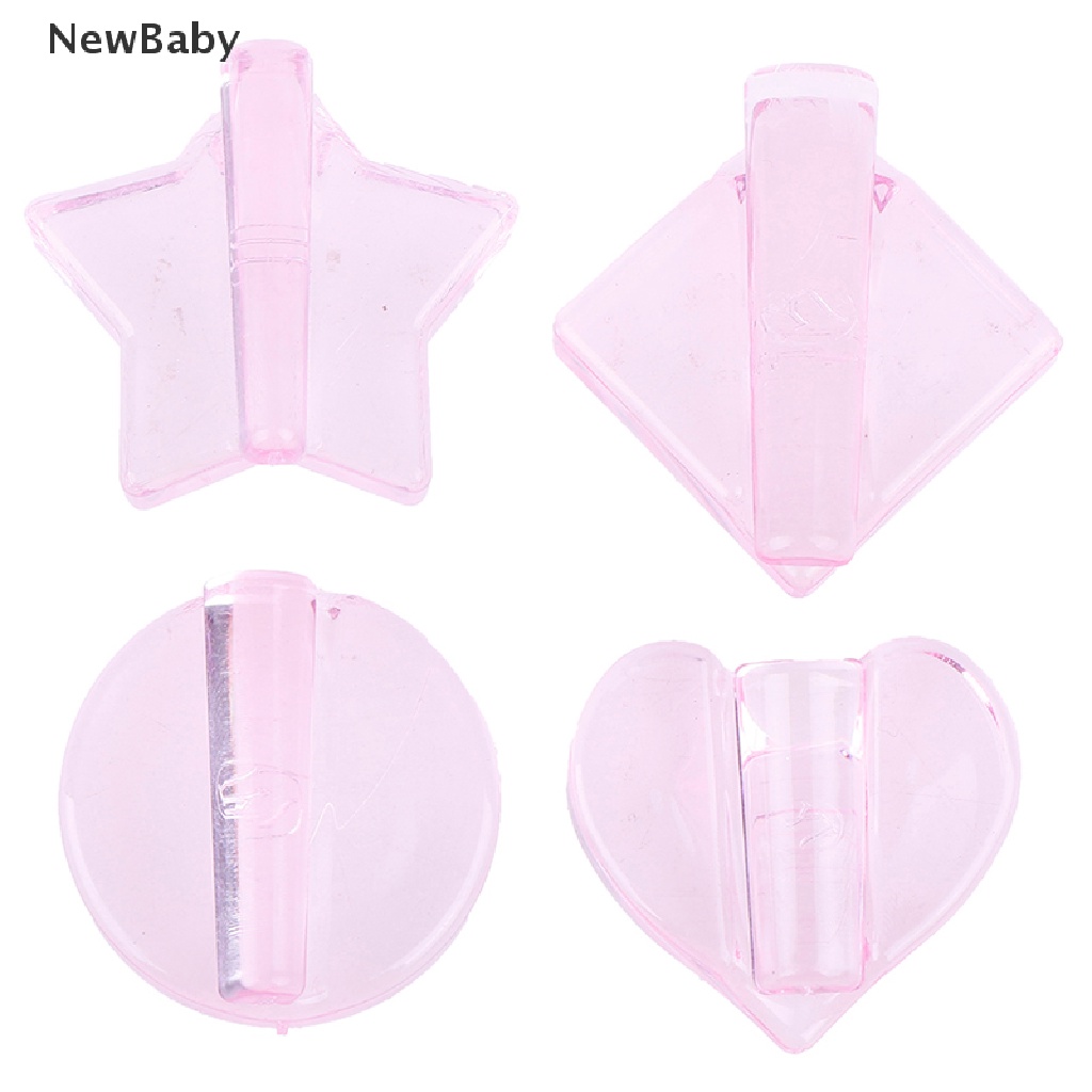 Newbaby 1 Set Cetakan Kuku Palsu Model Tekan Untuk Nail Art / Manicure