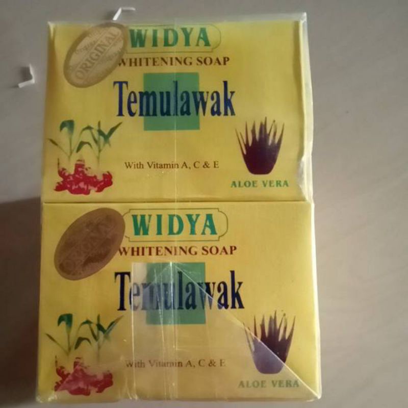 SABUN TEMULAWAK WIDYA BERHOLOGRAM ORIGINAL / SABUN TEMULAWAK WHITENING SOAP