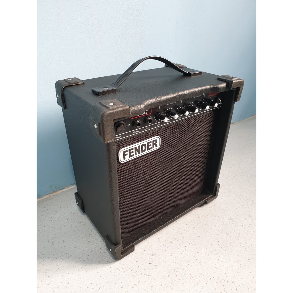 Ampli Gitar dan Bass Akustik Elektrik Merk Fender Ukuran 8 Inc ada Distorsi Murah Amply Amplifier