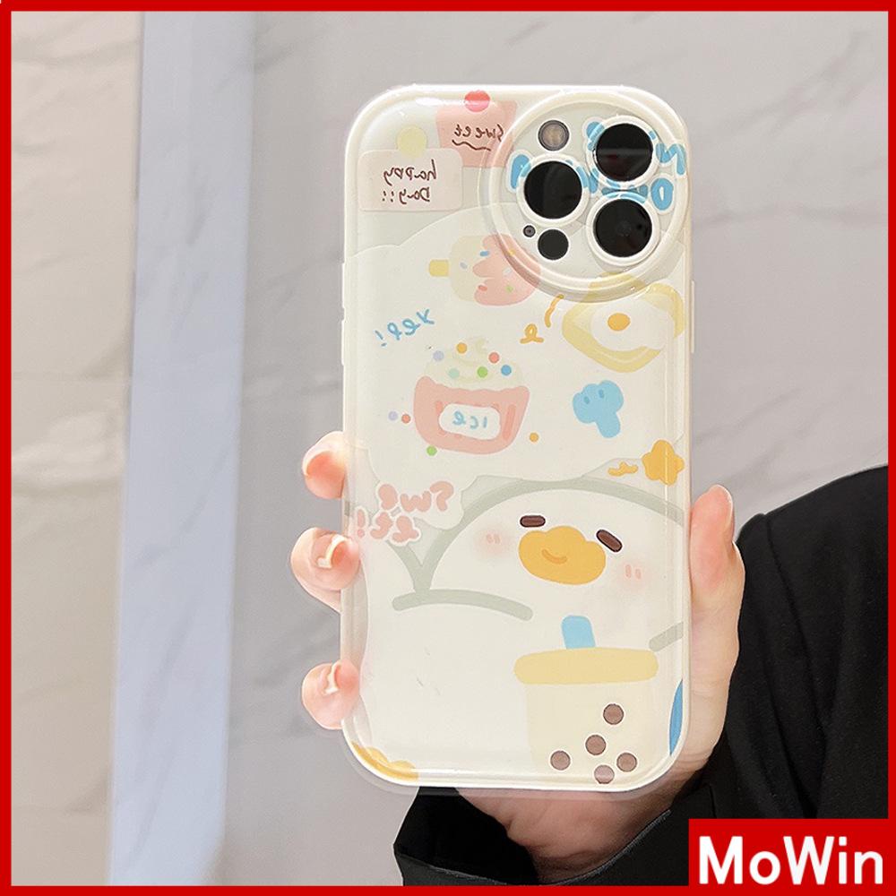 iPhone Case TPU Silicone Soft Case Airbag Shockproof Protection Camera Cute Cartoon Duck Compatible For iPhone 11 Pro Max 13 Pro Max 12 Pro Max 7Plus xr XS Max