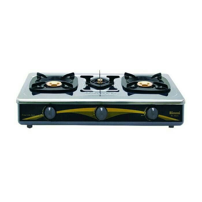 Rinnai RI-603E Kompor Gas 3 Tungku Stainless - RI 603 E 603E
