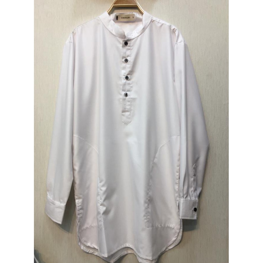Baju Koko Kurta Pakistan Ghifari Panjang Putih