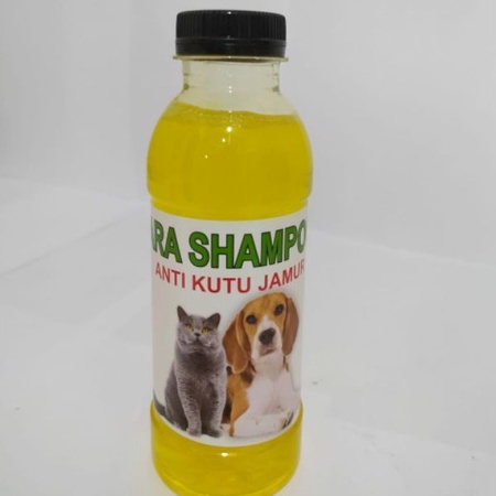 shampo kucing dan anjing 200 ml anti kutu jamur dan pelebat bulu