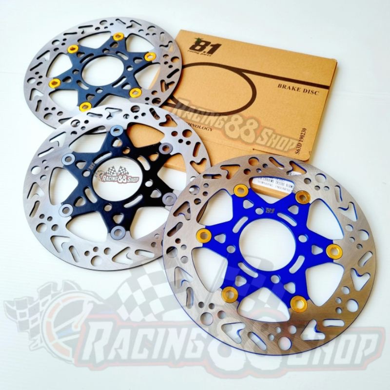 Disc Piringan Cakram Depan 8.1 Racing Part Model ROTOR Kombinasi SUNSTAR Coak Panah 220mm Nuovo Beat Fi Vario125 Scoopy fi Mio Smile Mio Soul karbu Xeon Rc Fino110 Vario150 Old Vixion Ninja R Nuovo Vega R ZR Vega Force F1zr Jupiter Z z1 Mx Dll