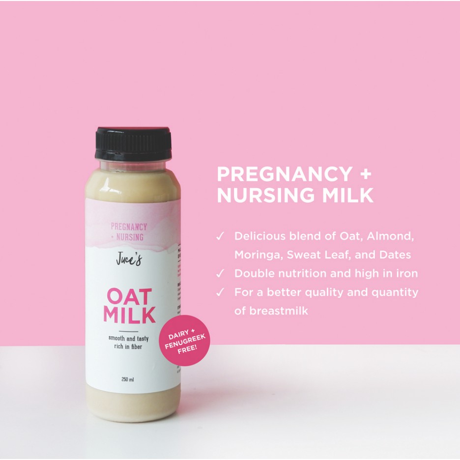 

Juce's Pregnancy and Nursing Oatmilk 250 ml (SURABAYA only)