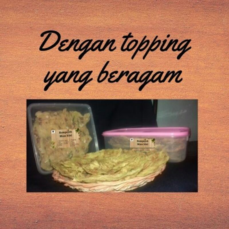 

peyek/rempeyek masa kini kacang/rebon jumbo