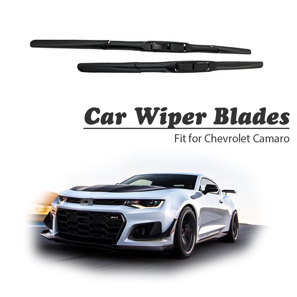 1 Set Karet Wiper Kaca Depan Mobil Untuk Chevrolet Camaro 2018 2017 2016-2010 Chevy 5 6th