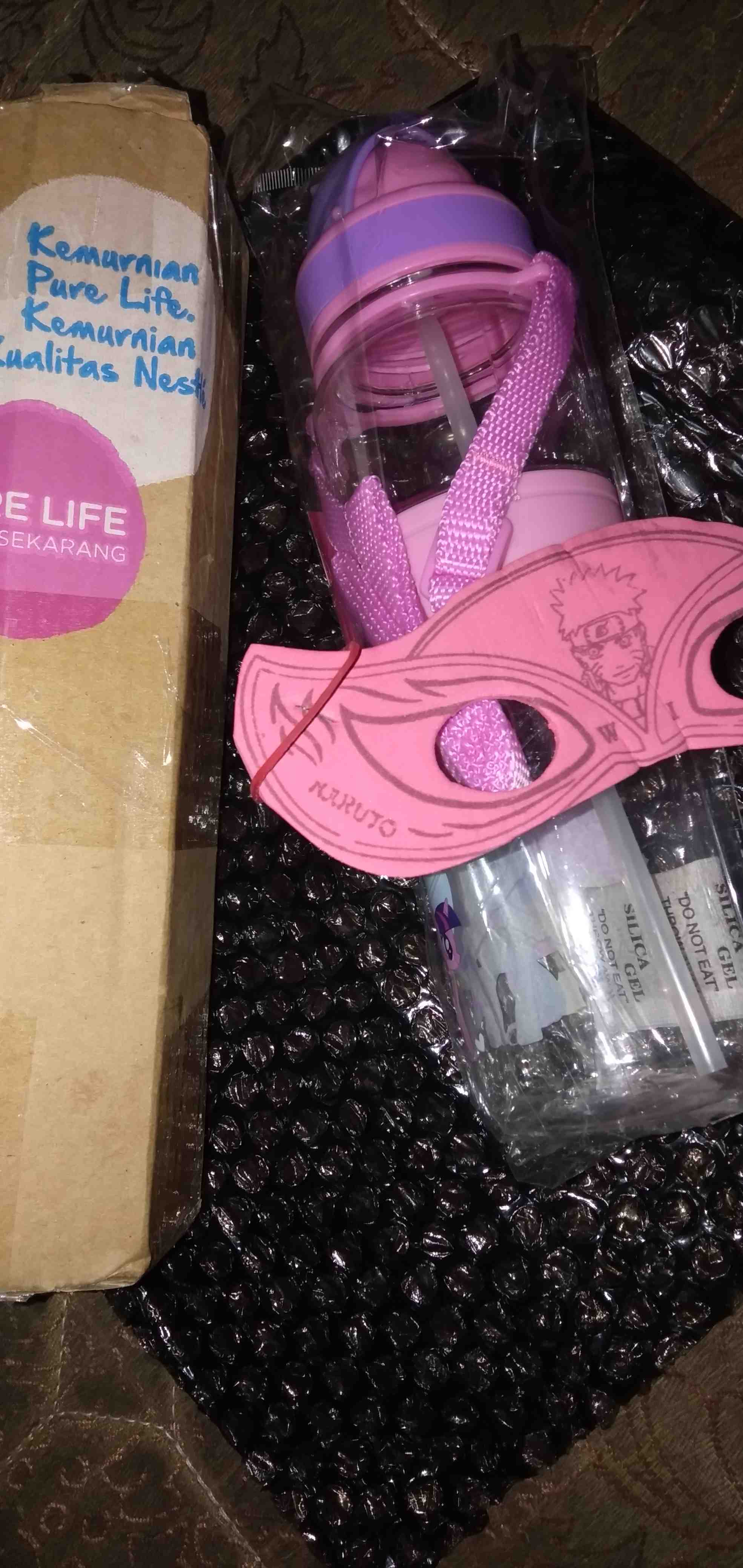 Botol Minum Anak Tinggi Sedotan Karet Tengah Bpa Free