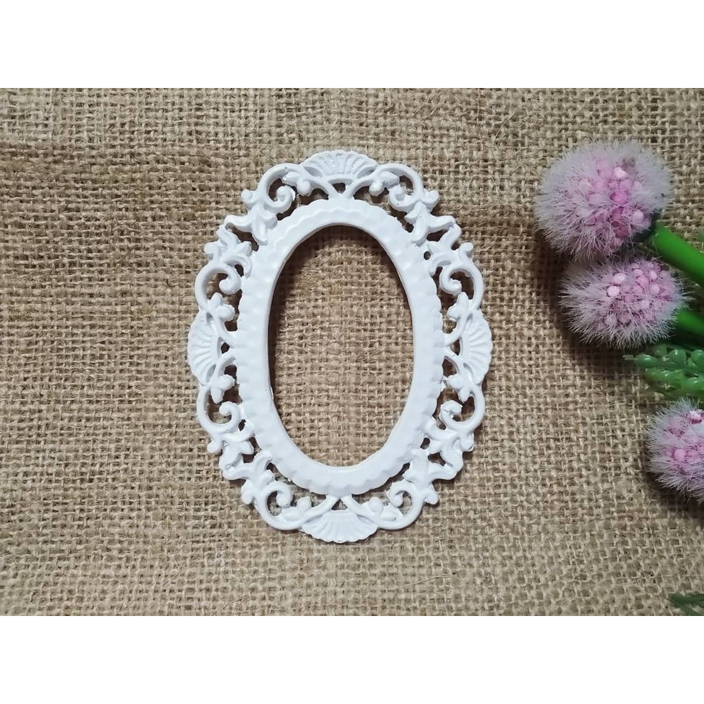 resin oval motif batik || hiasan mahar